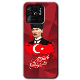 Xiaomi Redmi 10C Atatürkiye Baskılı Uyumlu Silikon Kılıf