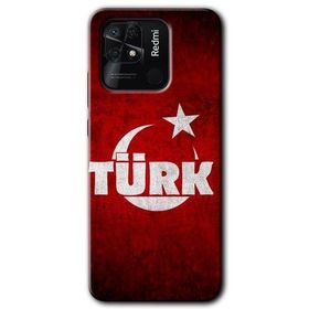 Xiaomi Redmi 10C Ayyıldız Türk Baskılı Uyumlu Silikon Kılıf