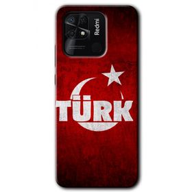 Xiaomi Redmi 10C Ayyıldız Türk Baskılı Uyumlu Silikon Kılıf