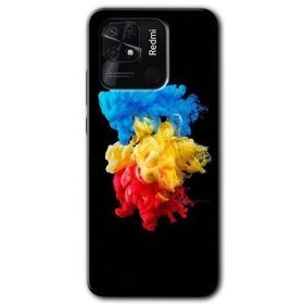 Xiaomi Redmi 10C Black 1 Baskılı Uyumlu Silikon Kılıf