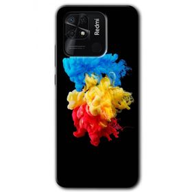 Xiaomi Redmi 10C Black 1 Baskılı Uyumlu Silikon Kılıf