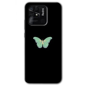 Xiaomi Redmi 10C Butterfly Tree Baskılı Uyumlu Silikon Kılıf