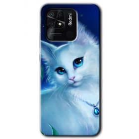Xiaomi Redmi 10C Cat Glance Baskılı Uyumlu Silikon Kılıf