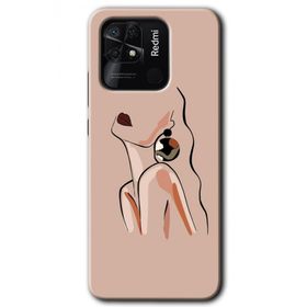 Xiaomi Redmi 10C Çizim Silüet Baskılı Uyumlu Silikon Kılıf