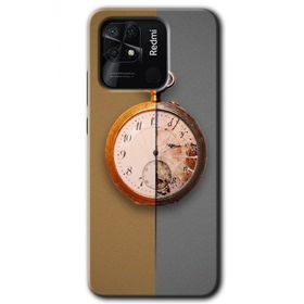 Xiaomi Redmi 10C Clocks Artwork Baskılı Uyumlu Silikon Kılıf