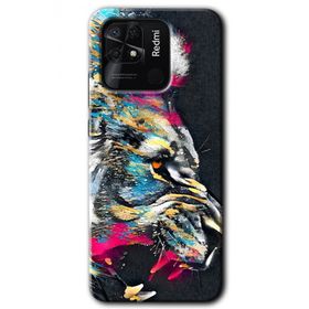 Xiaomi Redmi 10C Colorfull Aslan Baskılı Uyumlu Silikon Kılıf