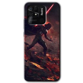 Xiaomi Redmi 10C Darh Vader Wars Baskılı Uyumlu Silikon Kılıf