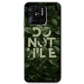 Xiaomi Redmi 10C Do Not Hide Baskılı Uyumlu Silikon Kılıf