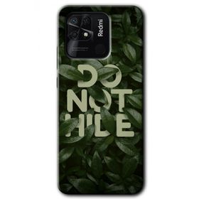 Xiaomi Redmi 10C Do Not Hide Baskılı Uyumlu Silikon Kılıf