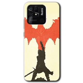 Xiaomi Redmi 10C Dragon Hunter 1 Baskılı Uyumlu Silikon Kılıf
