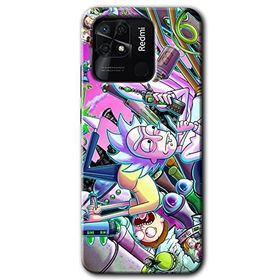 Xiaomi Redmi 10C Graffiti Çizgi Film Baskılı Uyumlu Silikon Kılıf