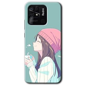 Xiaomi Redmi 10C Happy Girl Baskılı Uyumlu Silikon Kılıf