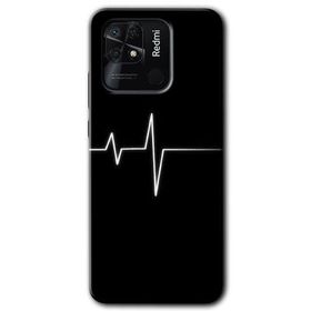 Xiaomi Redmi 10C Heart Rytm Baskılı Uyumlu Silikon Kılıf