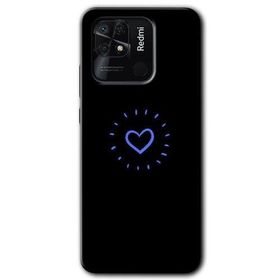 Xiaomi Redmi 10C Heart Strokes Baskılı Uyumlu Silikon Kılıf