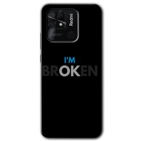 Xiaomi Redmi 10C Im Broken Baskılı Uyumlu Silikon Kılıf