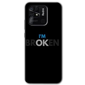 Xiaomi Redmi 10C Im Broken Baskılı Uyumlu Silikon Kılıf