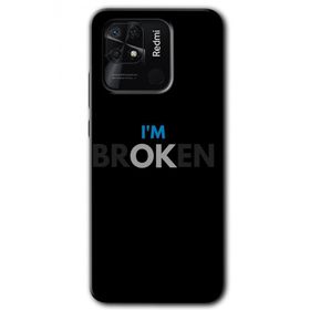 Xiaomi Redmi 10C Im Broken Baskılı Uyumlu Silikon Kılıf