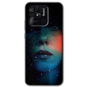 Xiaomi Redmi 10C Karanlık Kadın Baskılı Uyumlu Silikon Kılıf