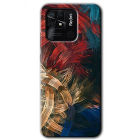 Xiaomi Redmi 10C Karma Boyalar Baskılı Uyumlu Silikon Kılıf