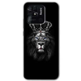 Xiaomi Redmi 10C King Lion Baskılı Uyumlu Silikon Kılıf
