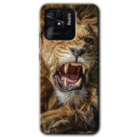 Xiaomi Redmi 10C King Lion Baskılı Uyumlu Silikon Kılıf