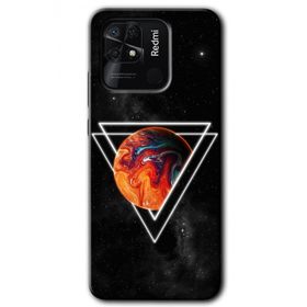 Xiaomi Redmi 10C Kızıl Gezegen Baskılı Uyumlu Silikon Kılıf