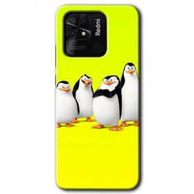 Xiaomi Redmi 10C Penguenler Baskılı Uyumlu Silikon Kılıf