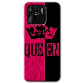 Xiaomi Redmi 10C Queen Baskılı Uyumlu Silikon Kılıf