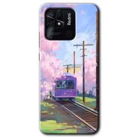 Xiaomi Redmi 10C Rails Paint Baskılı Uyumlu Silikon Kılıf