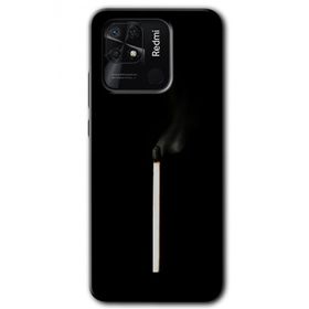 Xiaomi Redmi 10C Sönmüş Kibrit Baskılı Uyumlu Silikon Kılıf