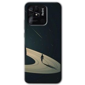 Xiaomi Redmi 10C Space Planet Baskılı Uyumlu Silikon Kılıf