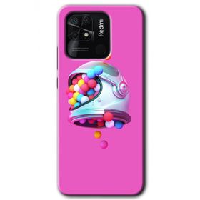 Xiaomi Redmi 10C Uzay Başlığı Baskılı Uyumlu Silikon Kılıf