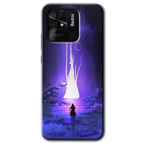 Xiaomi Redmi 10C Wanderer Silhouette Baskılı Uyumlu Silikon Kılıf