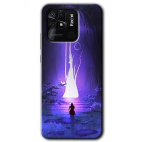 Xiaomi Redmi 10C Wanderer Silhouette Baskılı Uyumlu Silikon Kılıf