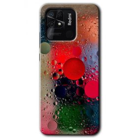Xiaomi Redmi 10C Wet Bubbles Baskılı Uyumlu Silikon Kılıf