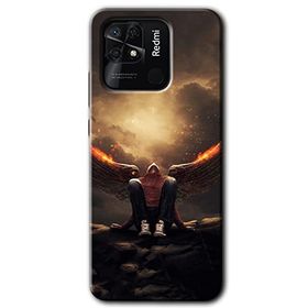 Xiaomi Redmi 10C Wings of Power Baskılı Uyumlu Silikon Kılıf