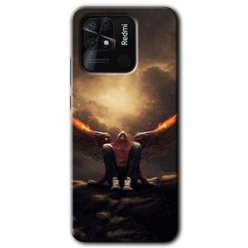 Xiaomi Redmi 10C Wings of Power Baskılı Uyumlu Silikon Kılıf