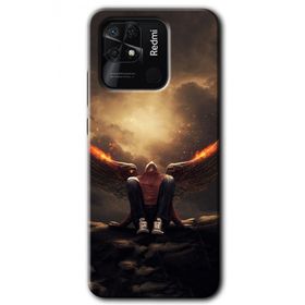 Xiaomi Redmi 10C Wings of Power Baskılı Uyumlu Silikon Kılıf