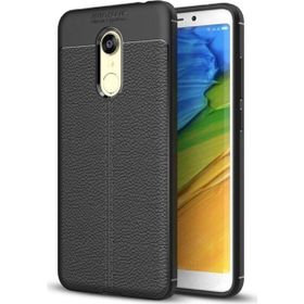 Xiaomi Redmi 5 Plus Niss Deri Görünümlü Silikon Kılıf