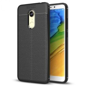 Xiaomi Redmi 5 Plus Niss Deri Görünümlü Silikon Kılıf