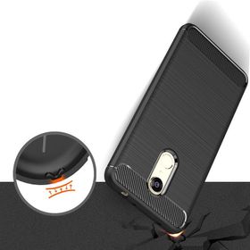 Xiaomi Redmi 5 Room Antişok Karbon Kapak Uyumlu Silikon Kılıf