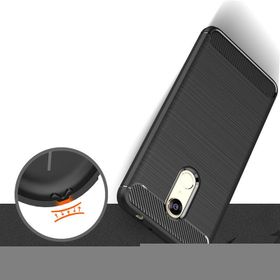 Xiaomi Redmi 5 Room Antişok Karbon Kapak Uyumlu Silikon Kılıf