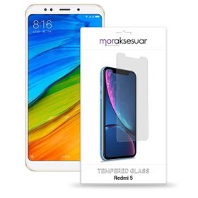 Xiaomi Redmi 5 Temperli Ekran Koruyucu Uyumlu Kırılmaz Cam