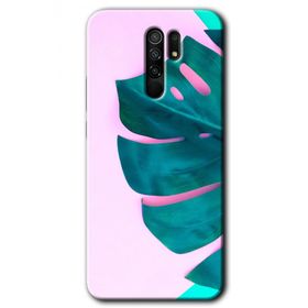Xiaomi Redmi 9 3D Yaprak Baskılı Uyumlu Silikon Kılıf