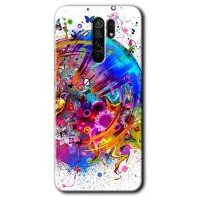 Xiaomi Redmi 9 4K Clock Baskılı Uyumlu Silikon Kılıf