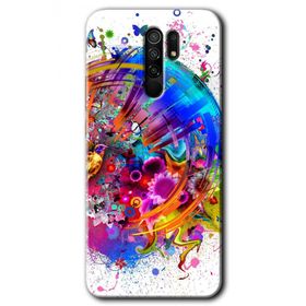 Xiaomi Redmi 9 4K Clock Baskılı Uyumlu Silikon Kılıf