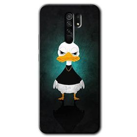 Xiaomi Redmi 9 Angry Duck Baskılı Uyumlu Silikon Kılıf