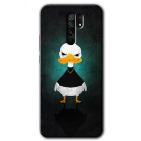 Xiaomi Redmi 9 Angry Duck Baskılı Uyumlu Silikon Kılıf