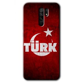 Xiaomi Redmi 9 Ayyıldız Türk Baskılı Uyumlu Silikon Kılıf