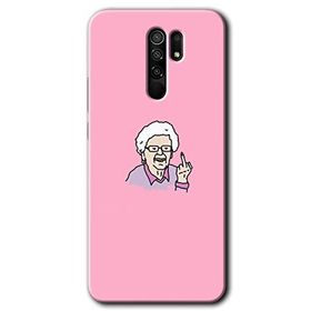 Xiaomi Redmi 9 Bad Grandmother Baskılı Uyumlu Silikon Kılıf